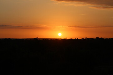 Sunset in Kruger National Park