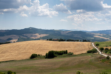 Traditional italian landscape during summer