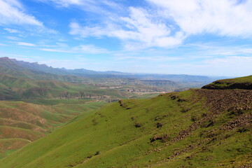 Fototapeta na wymiar Drakensberg Mountains in South Africa