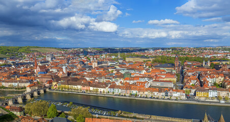 View of  Wurzburg, Germany