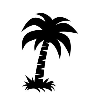 Palm-tree-icon-logo-illustration-vector