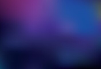 Dark Purple vector blurred bright texture.