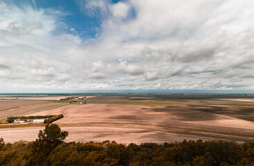 clouds over the valley