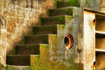 Abstract background of an exterior wall