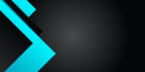 Modern light blue and black contrast abstract business corporate background. Vector illustration