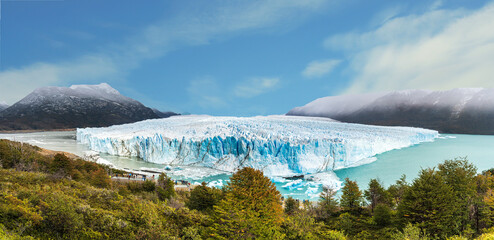 Perito Moreno glacier national park near El Calafate, Patagonia, Argentina.