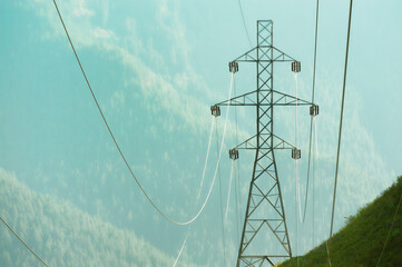 Powerlines Lolo Pass Mt. Hood National Forest