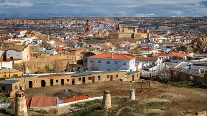 Guadix caves houses , was the way of life deeply rooted in the north of the province of Granada since the 16th century, Spain