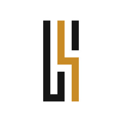 Obraz na płótnie Canvas Initial letter LH or HL logo vector design templates