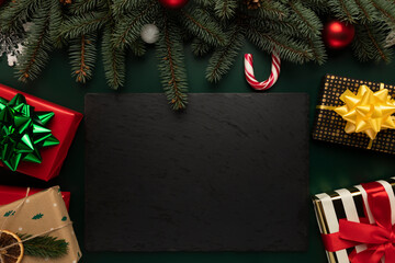 Christmas background with place for text.
