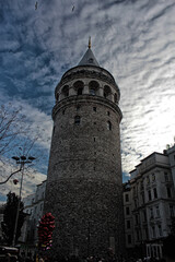 Fototapeta na wymiar galata tower ıstanbul-turkey