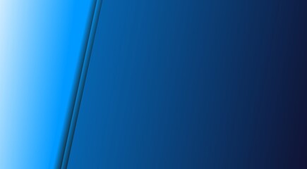 Abstract blue background. Diagonal stripes in the corner. Modern laconic design. Minimalistic style.