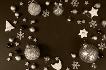 black and golden christmas