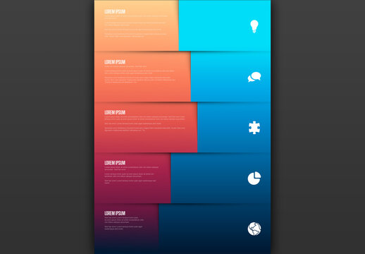 Five Graph Elements Infographic Layout
