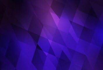 Fototapeta premium Dark Purple, Pink vector background with rectangles.