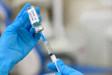 COVID-19 coronavirus vaccination concept for the population.