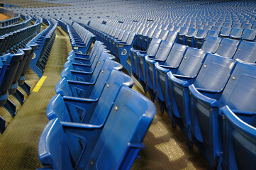Thousands of Empty Stadium Seats