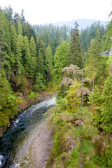 The Capilano River in North Vancouver