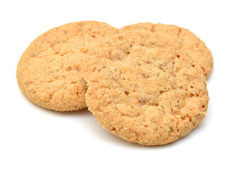 Sweet cookies isolated on a white background