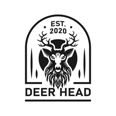 Deer nature logo — elegant forest emblem