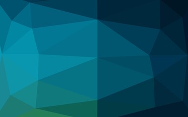 Light Blue, Green vector blurry triangle pattern.