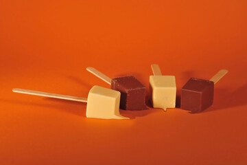 melting chocolate for drink