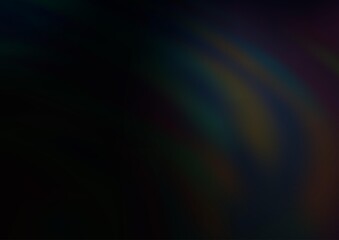 Dark Black vector blurred shine abstract background.