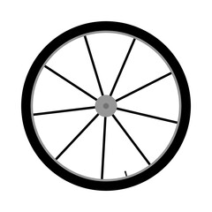 Fototapeta premium Bike Wheel Icon