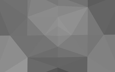 Obraz premium Light Silver, Gray vector polygon abstract background.