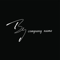 by handwritten logo for identity