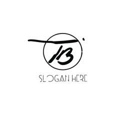 TB handwritten logo for identity
