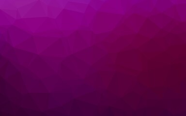 Obraz premium Light Purple vector blurry triangle texture.