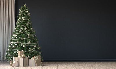 Сhristmas tree and decorations