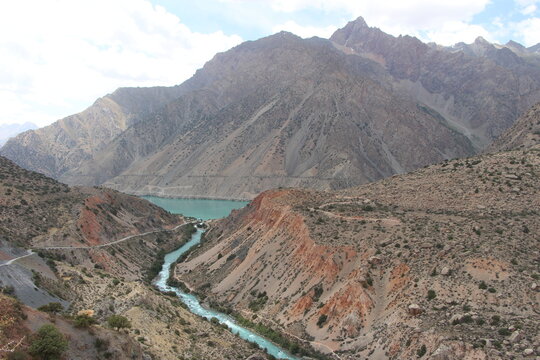 Iskanderkul (Alexander The Great Lake) Valley In Tajikistan