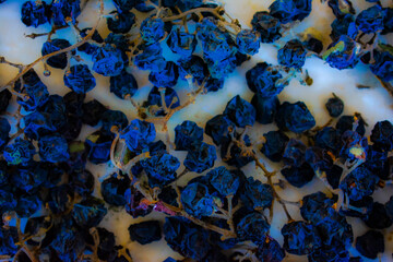 photo of colorful dried grapes