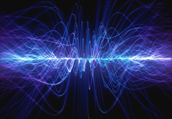 Abstract background image concept. Interconnected lines.