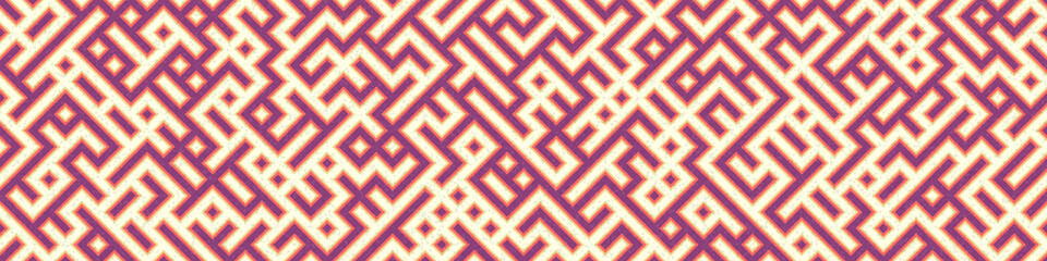 Abstract Geometric Pattern generative computational art illustration