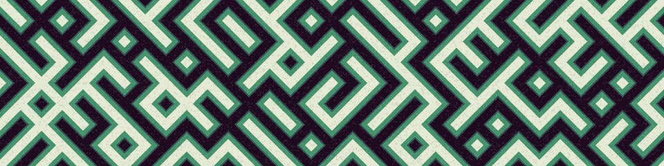 Abstract Geometric Pattern generative computational art illustration