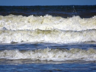 Fototapeta premium waves on the beach