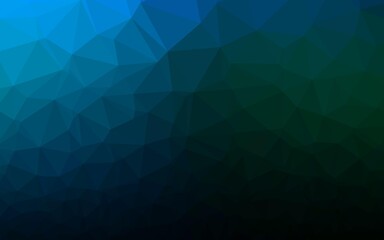 Obraz premium Light BLUE vector abstract mosaic pattern.