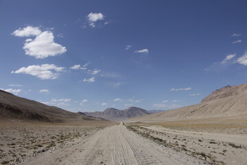 The Pamir Highway in Tajikistan