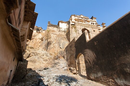 Taragarh fort in Bundi town, Rajasthan, India