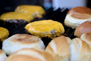 Traditional Brazilian meat for barbecue. Grilled steaks 