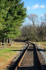 railway in the countryside