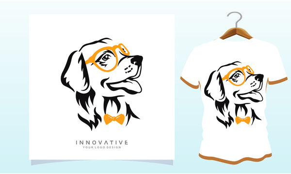 A dog is thinking after glasses, Dog T Shirt Images, Stock Photos and Vectors