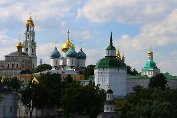 Fototapeta na wymiar Sergiev Posad, city of the Golden Ring of Russia