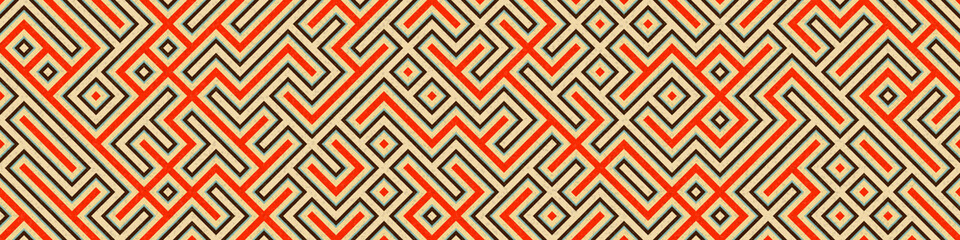 Abstract Geometric Pattern generative computational art illustration