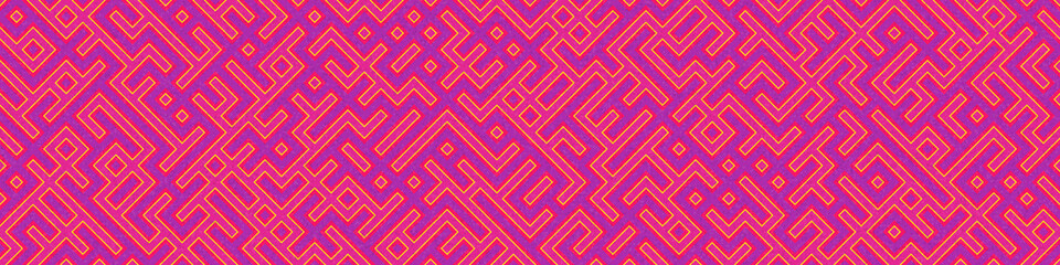 Abstract Geometric Pattern generative computational art illustration