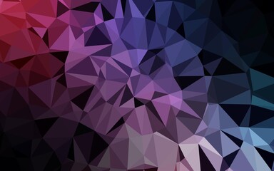 Obraz premium Light Blue, Red vector abstract mosaic pattern.