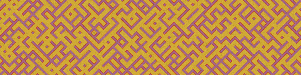 Abstract Geometric Pattern generative computational art illustration